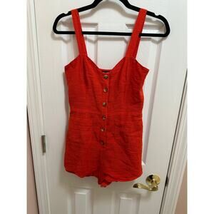 The Fifth Label Romper Size Small (Sample) in Red